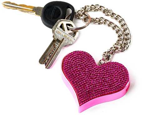 Guard Dog HeartBeat Keychain Alarm Pink