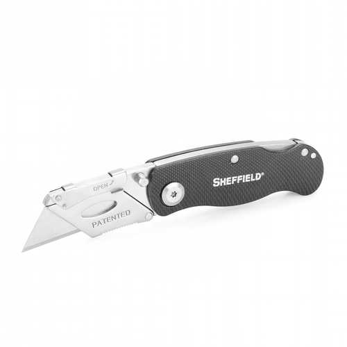 SHEFFIELD Lock Back Ult UTIL Knife Black