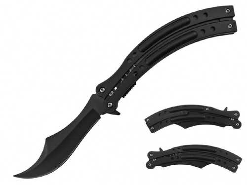 Impulse Product Assisted 4 in Blade Black Handle