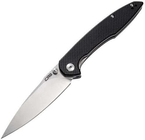 CJRB Centros Folder 3.67 in Blade Black G-10 Handle