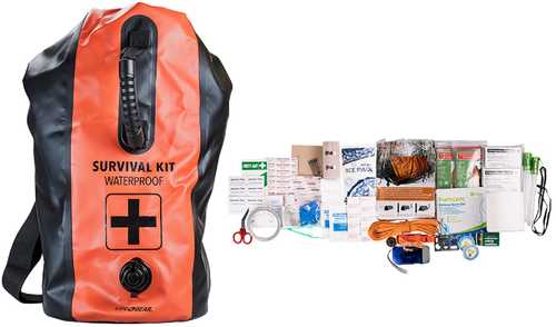 Life Gear 2 Person 72 Hour Survival Kit and Dry Bag