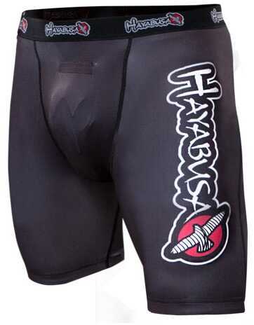 Hayabusa Haburi Compression Shorts Black 32In Med