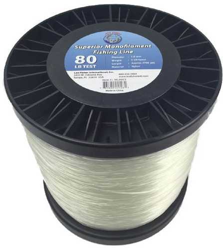 Joy Fish 5 Lb Spool Monofilament Fishing Line-80Lb Clear