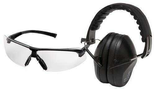 Venture Gear Ever-Lite Range Kit Clear Lens/Gray Ear Muff