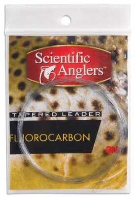 Scientific Anglers Prem Fluoro Ldrs Frsh/Slt 2 Pk 9' 15# Clr