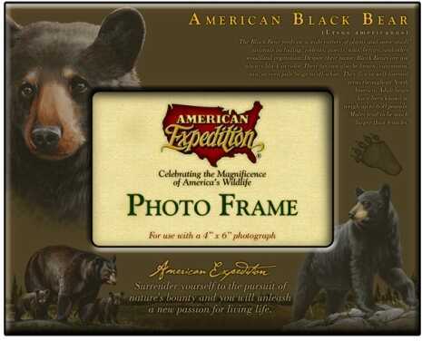 American Expedition Photo Frame - Black Bear
