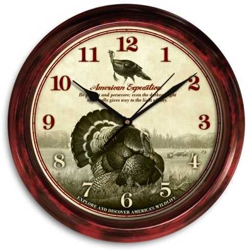 American Expedition Signature Series Clock - Wild Turkey