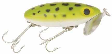 Arbogast Jointed Jitterbug 3/8Oz Frog/White