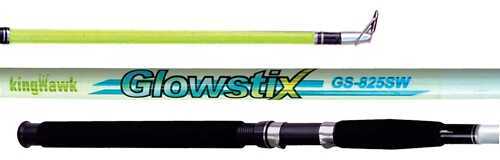 King Hawk Gs Glowstix Spinning Rod 7' 2 Piece Medium Gs-725S