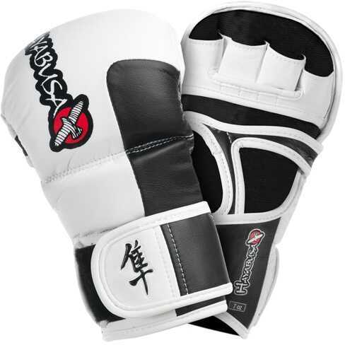 Hayabusa Tokushu 7Oz Hybrid Gloves Smoke White Med