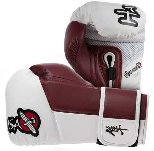 Hayabusa Tokushu 10Oz Gloves White/Burnt Crimson