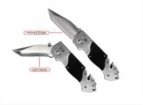 Seber Tanto Blade Knife Ratchet - Satin Finish