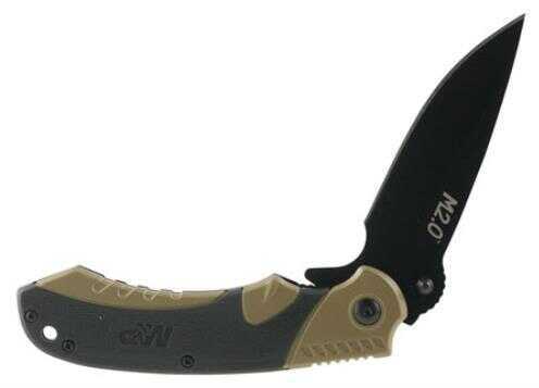 Smith & Wesson Knife 1085908 M&P M2 Alum Folding 3.5" Nylon Grip