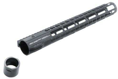 Hera 110527 Irs AR10 Rifle Aluminum Handguard With Keymod Black Hard Coat Anodized 15"