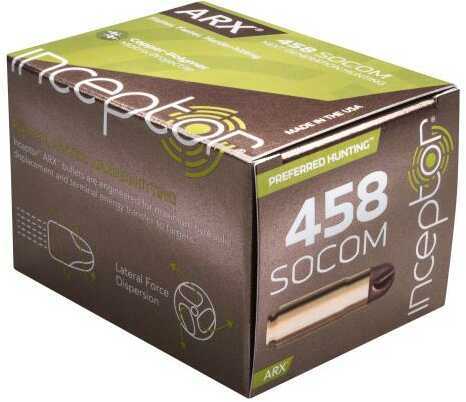 458 Socom 200 Grain Copper Rounds Inceptor Ammunition