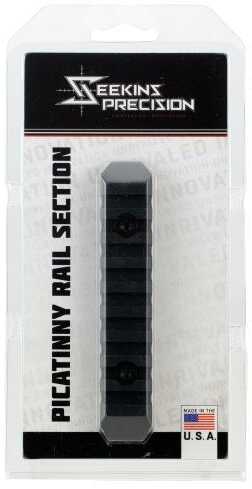 Seekins Precision M-LOK 9 Slot Rail Section Aluminum Black Finish 0010560081