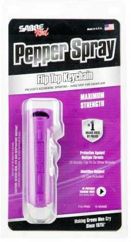 Sec F15PROC Keyring Purple Stream Pepper Spray