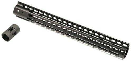 Noveske 5000456 NSR Keymod Handguard 16.7" 6005A-T6 Aluminum Black Hard Coat Anodized