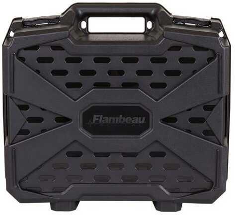 Flambeau 1511DDP Tactical Pistol Case Double Deep 15.25" L x 11.5" W x 4.8" D Polymer Black