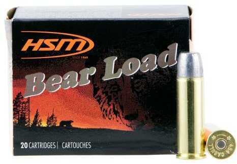 454 Casull 325 Grain Wide Flat Nose Gas Check 20 Rounds HSM Ammunition