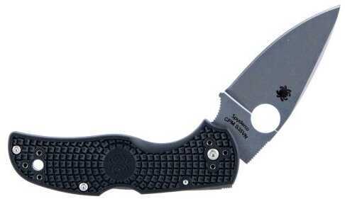 Spyderco C41PBK5 Native 5 2.95" CPM-S35VN Drop Point Fiberglass Reinforced Nylon Black