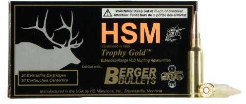 6.5 Creedmoor 130 Grain Match Hunting VLD 20 Rounds HSM Ammunition