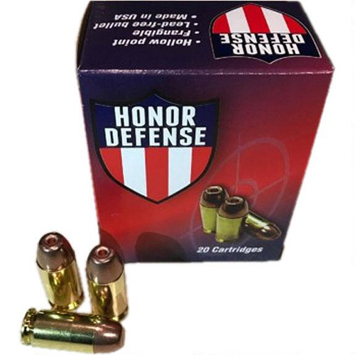 10mm 125 Grain Hollow Point 20 Rounds Honor Defense Ammunition