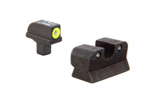 Trijicon 600514 HD Night Sights Colt 1911 Tritium Green w/Yellow Outline Front w/Black Rear