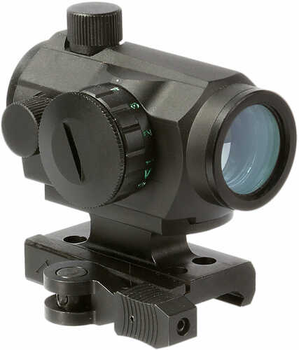 Aim Sports Micro Dot Sight 1x20mm Red/Green Dot Reticle with QD Lower 1/3 Co-Witness Riser Aluminum Black