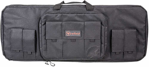 Firefield Ff47002 Carbon Series Double Rifle Bag 36" X 3" X 13" Black 600D Polymer