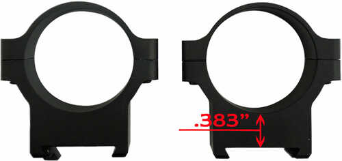CZ 550/557 Scope Rings 30mm Set Low Aluminum Black Matte