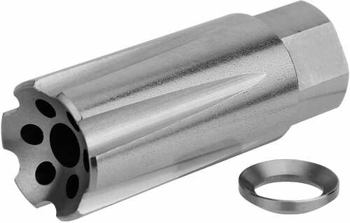 TacFire Muzzle Brake .223/5.56 1/2" x 28 Flash and Sound Forwarder Stainless Steel