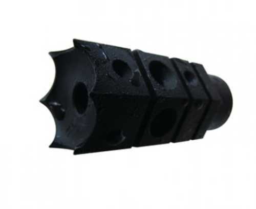 Phase 5 Weapon Systems MB5SP Muzzle Brake 5SP 223 Rem/5.56 NATO 1/2"-28 tpi Black Parkerized Steel