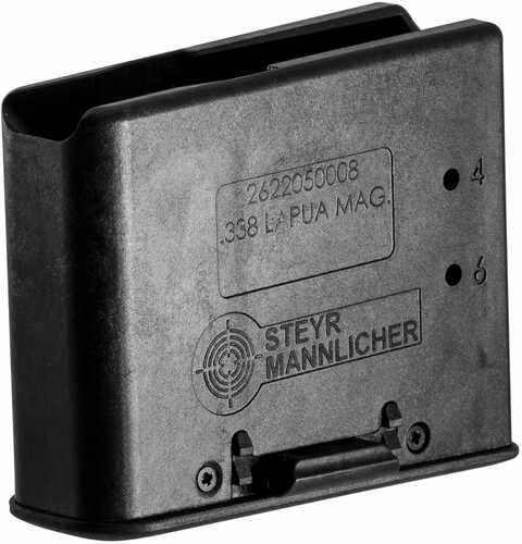 Steyr SSG 08 Series 6 Round Magazine .338 Lapua Magnum Polymer Matte Black
