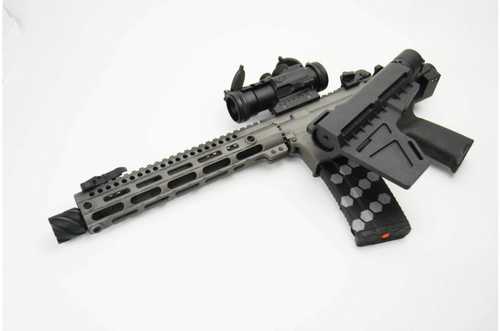 Dead Foot DFAMCSLFSRCDLC Modified Cycle System Left Folder Rifle Caliber AR Platform Aluminum/Polymer Black Hard