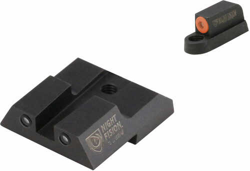 Night Fision Sight Set Square CZ P-07/P-09/P-10 Green Tritium W/Orange Outline Front W/Black Rear B