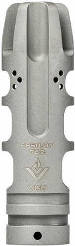 Aero Precision VG6 Epsilon 762 Muzzle Brake .308 AR Compatible 5/8x24 Right Hand 17-4PH Stainless Steel Bead Blasted Fin