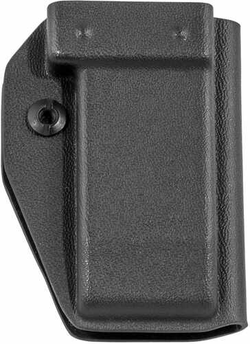 C&G HOLSTERS 243100 Universal Single Mag Holder Compatible With for Glock 9/40 Double Stack Kydex Black
