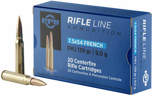PPU Pp7F Metric Rifle 7.5X54 French 139 Gr Full Metal Jacket (FMJ) 20 Bx/ 10 Cs