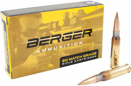 308 Win 155 Grain Match Grade 20 Rounds Berger Ammunition 308 Winchester