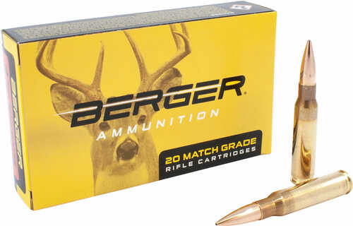 308 Win 168 Grain BTHP 20 Rounds Berger Ammunition 308 Winchester