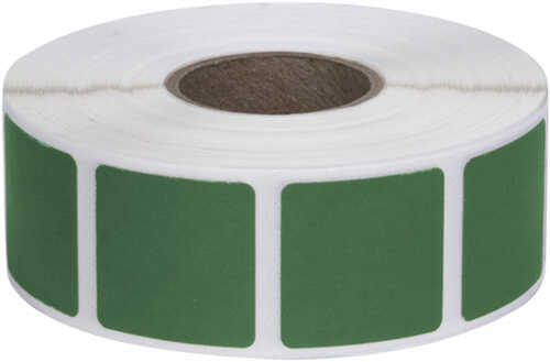 Action Target Inc Past/Gr Square Pasters 1000 Per Box Green