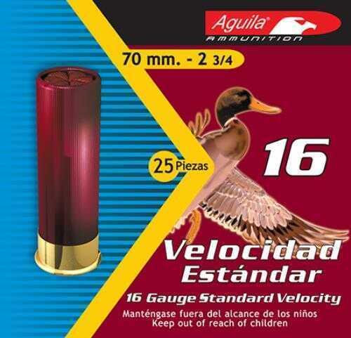 16 Gauge 2-3/4" Lead 7-1/2  1 oz 25 Rounds Aguila Shotgun Ammunition