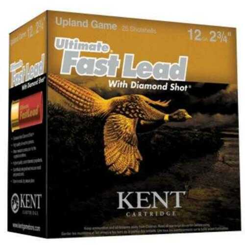 20 Gauge 2-3/4" Lead 7-1/2  1 oz 25 Rounds Kent Cartridges Shotgun Ammunition
