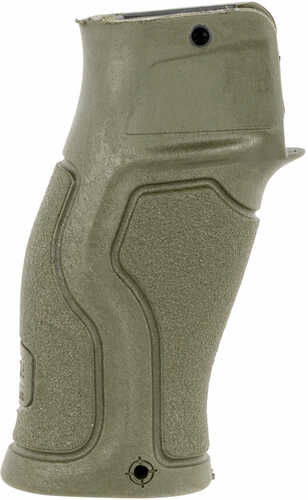 FAB Defense Gradus With Beavertail Pistol Grip Polymer/Rubber OD Green