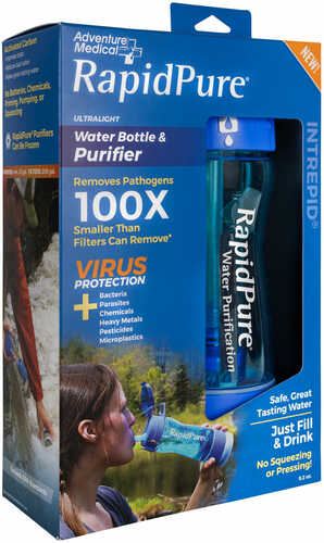 Adventure Medical Kits 01600120 RapidPure Intrepid Water Bottle