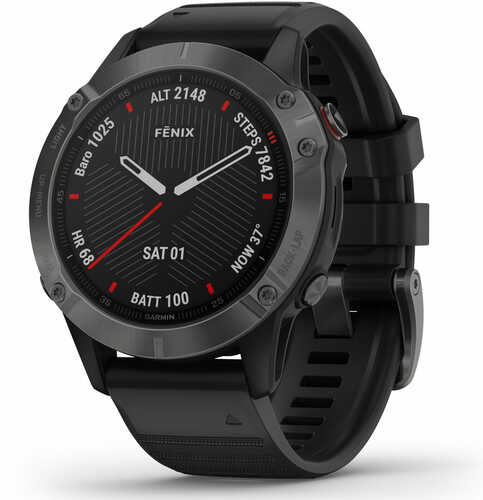 Garmin fenix 6 Sapphire Watch Black/Gray