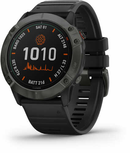 Garmin fenix 6 Pro Solar Edition Titanium Black/Gray