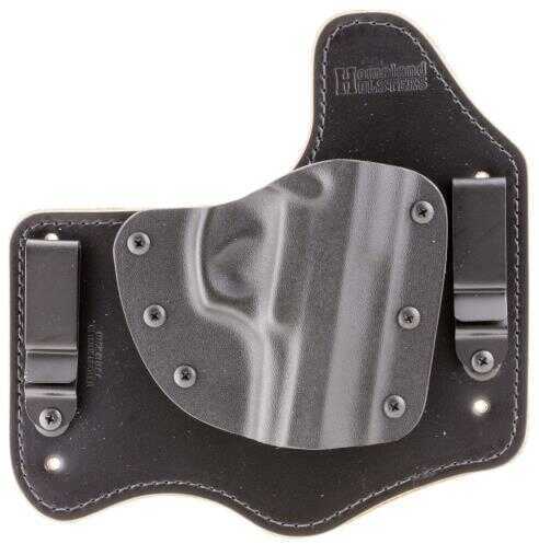 Homeland HLHBRWNHIPOW Hybrid Browning Hi-Power 4.6" Barrel Leather Black