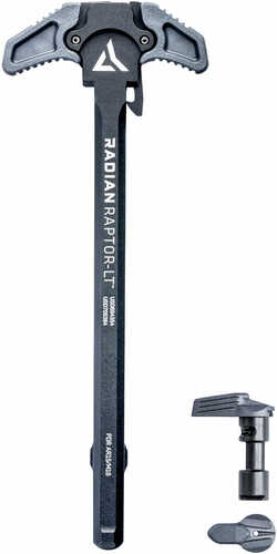 Radian Weapons R0292 Raptor-Lt Charging Handle With Talon Safety AR-15, M16 Stealth Gray Aluminum/Polymer